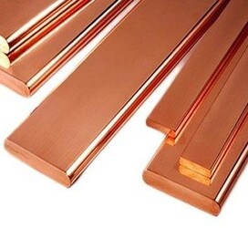 Copper flat bar 100x10mm